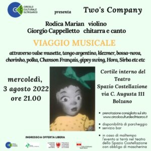 VIAGGIO MUSICALE - Duo Chitarra e Violino - Giorgio Cappelletto (Italia) - Rodica Marian (Moldovia) 9cf7103b 14ee 4a37 9a5a ee9424be26b4