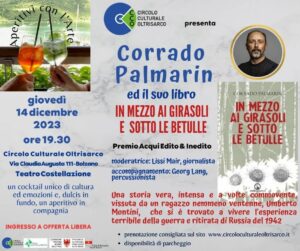 Presentazione del libro "In mezzo ai girasoli e sotto le betulle" di Corrado Palmarin Immagine WhatsApp 2023 11 14 ore 17.13.21 c0d97a85