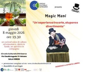 MAGIC MANI: "un'esperienza tra arte, stupore e divertimento!" mago