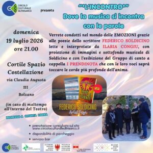"L'INCONTRO" dove la musica si incontra con la poesia! 1 "L'INCONTRO" dove la musica si incontra con la poesia! 0